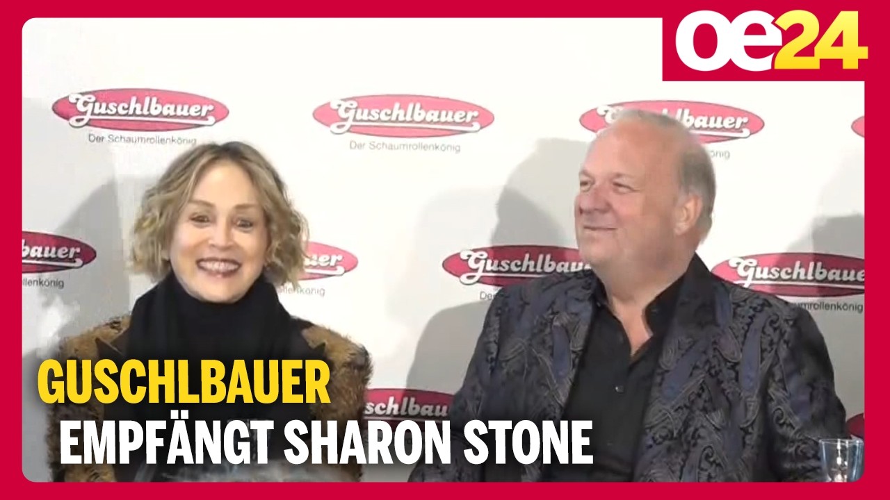 „Schaumrollenkönig“ Guschlbauer empfängt Sharon Stone