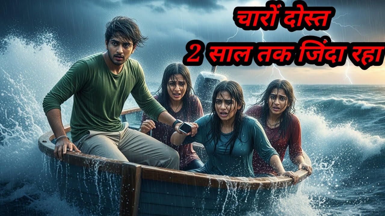 चारों दोस्त इस सुनसान जगह पर 2 साल तक फसा रहा |  2Years Island Survival Story | Hindi Kahani | 
