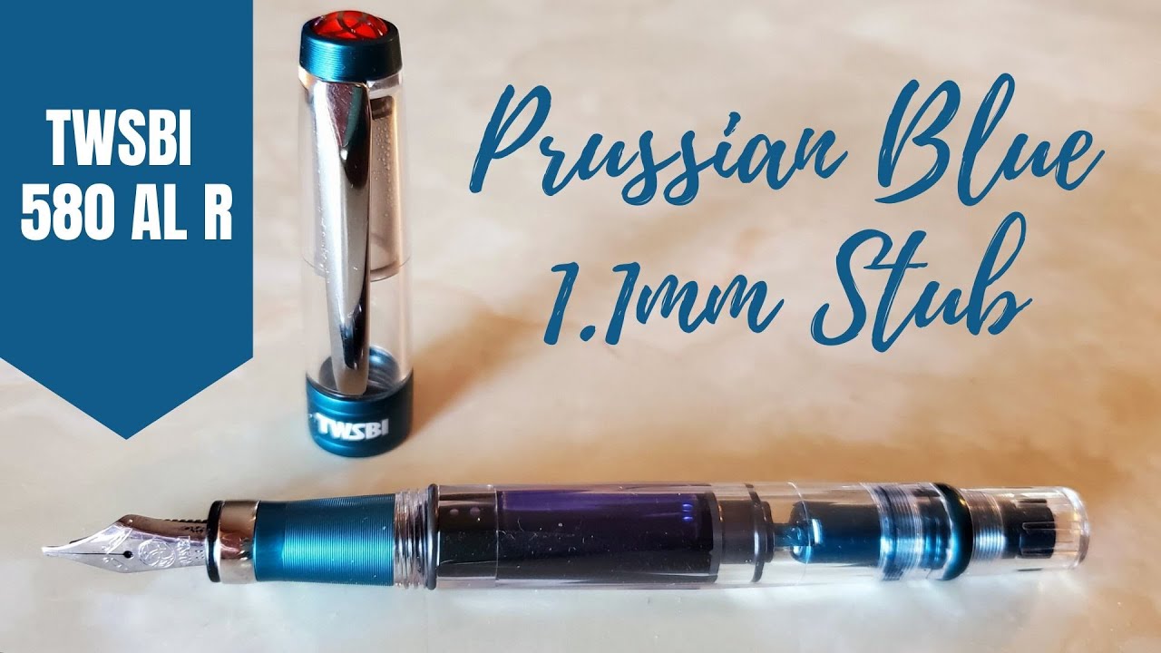 TWSBI 580 Берлинская лазурь • Демонстрационный образец, берлинская лазурь, огрызок... Что тут мож...
