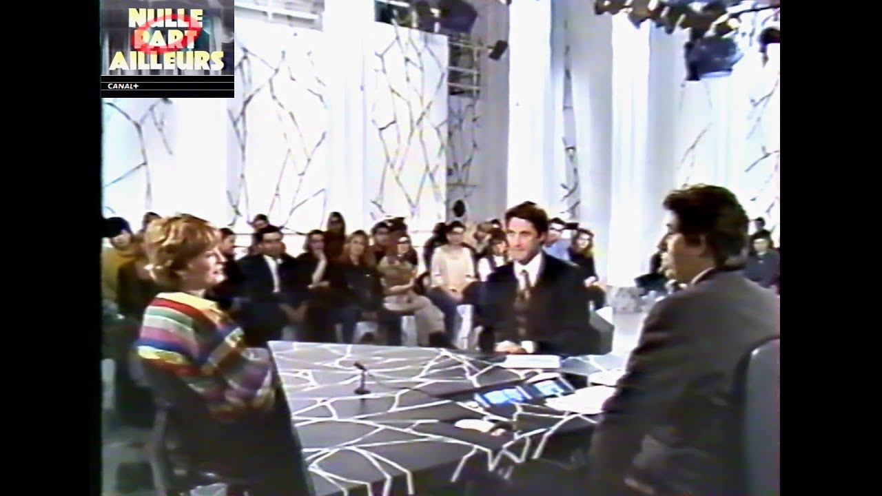 CANAL+ Extrait Nulle Part Ailleurs avec Claire Bretécher (1989)