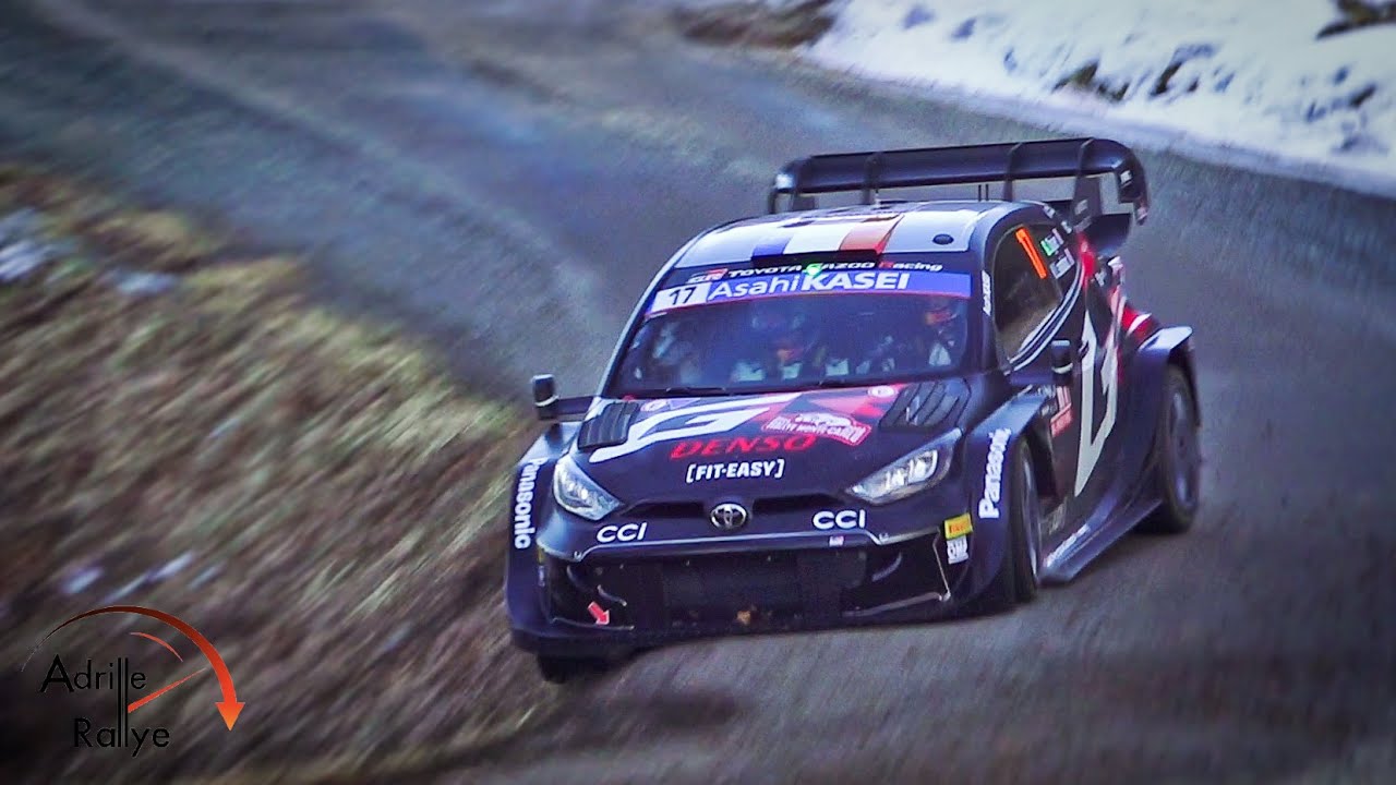 WRC RALLYE MONTE CARLO 2024 - CRASH & SUPER SPECTATORS