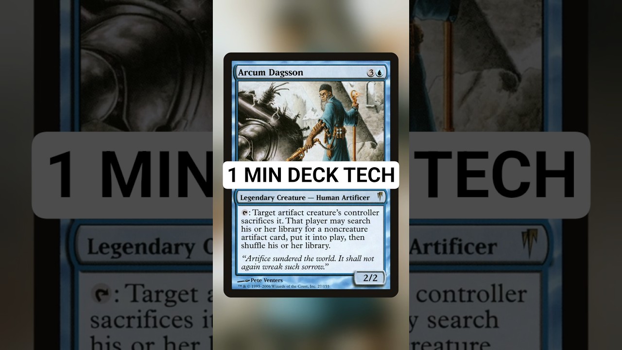 Аркум Дагссон | Обзор колоды (1 мин) | #shorts #mtg #magicthegathering #edh #cedh