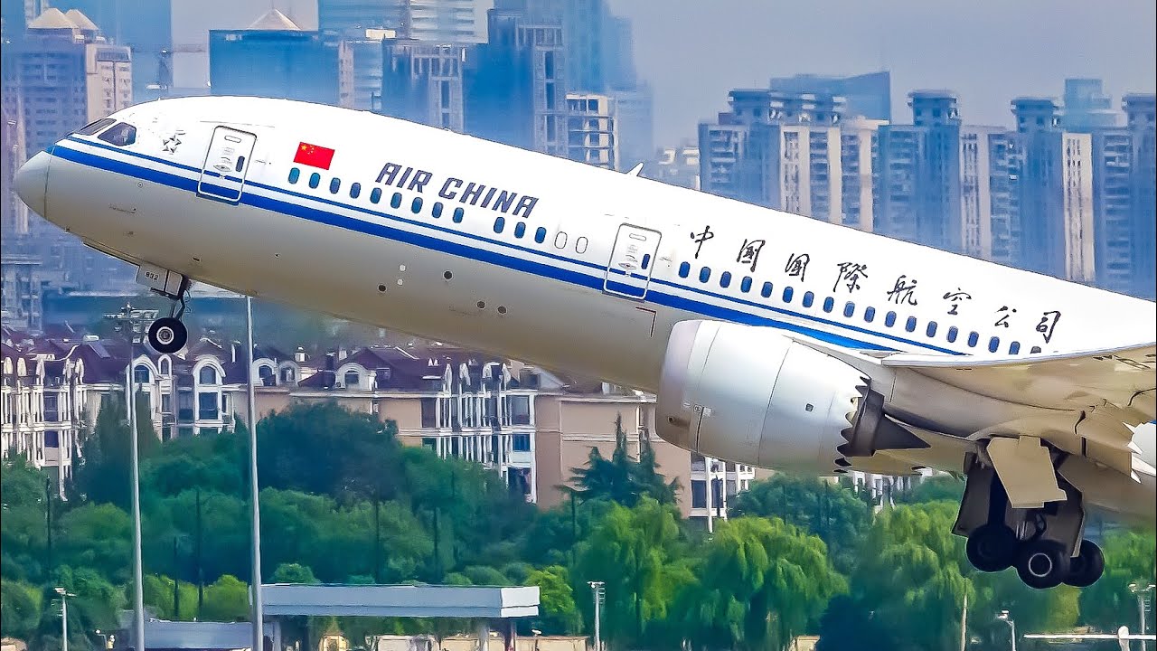 🇨🇳✈️ 20 Minutes INCREDIBLE Shanghai Plane Spotting (SHA/ZSSS)