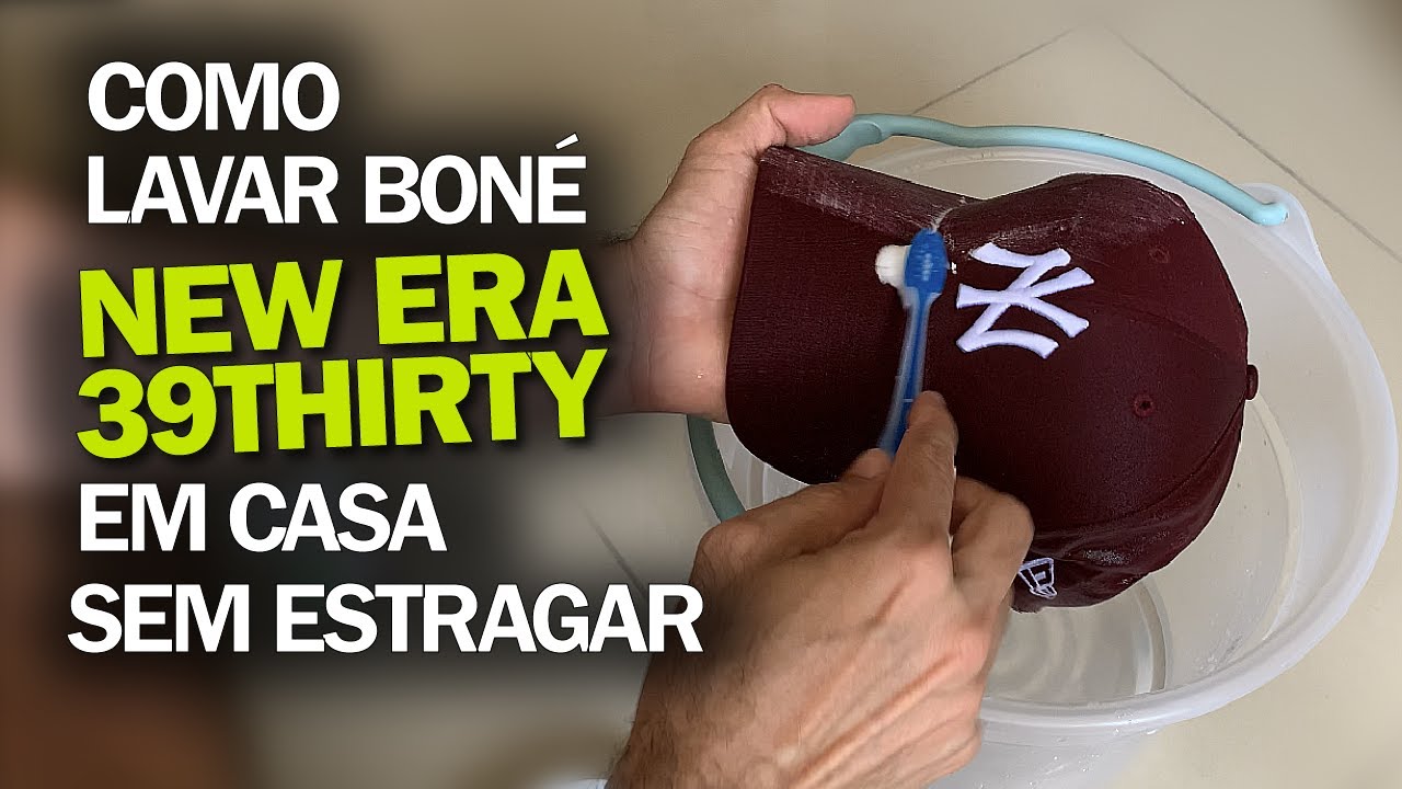 Lavando boné New Era 39Thirty