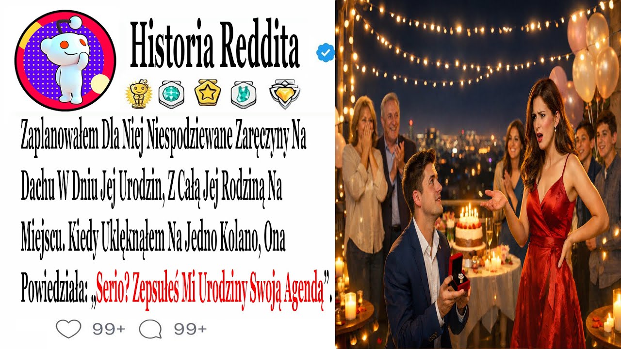 Zaplanowałem Dla Niej Niespodziewane Zaręczyny Na Dachu W Dniu Jej Urodzin, Z Całą Jej Rodziną.....