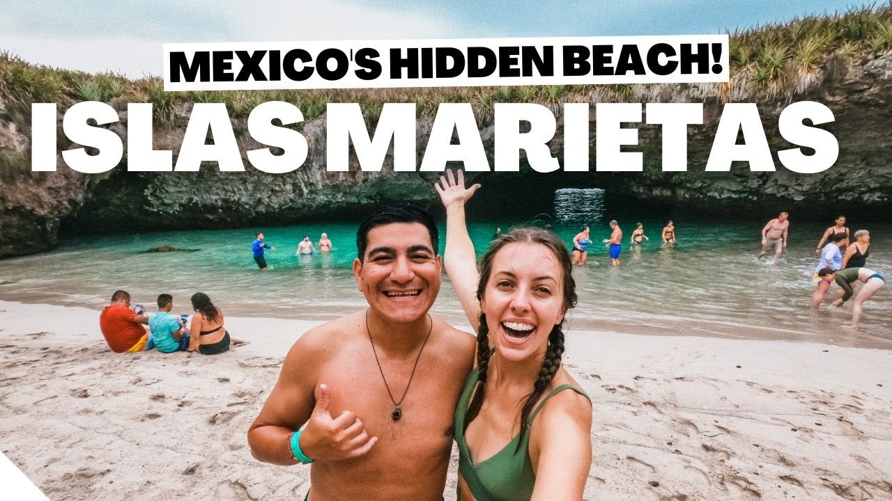 Hidden beach inside ISLAS MARIETAS! (Puerto Vallarta Mexico Vlog)
