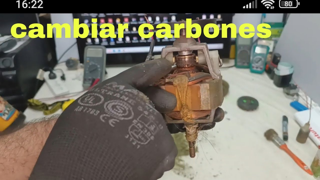 Desmalezadora Eléctrica  /cortadora de césped ( cambiar carbones )