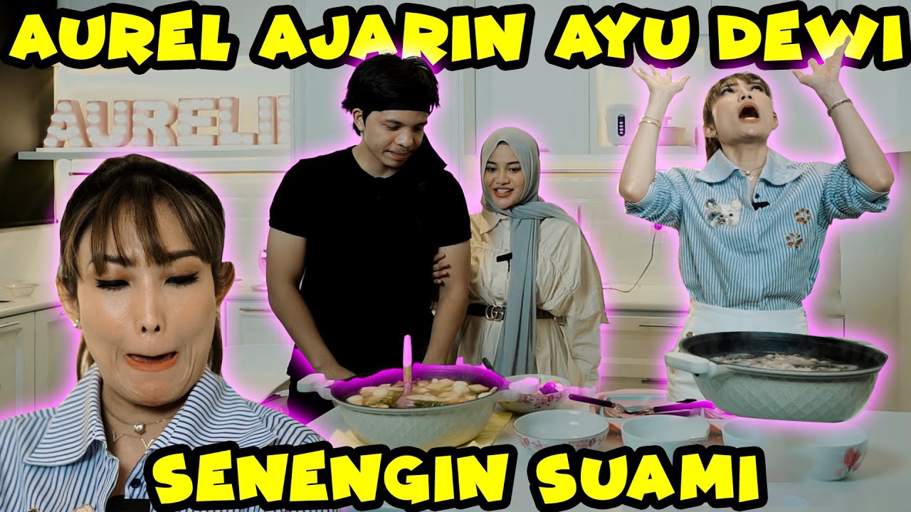 AUREL KETAWA DENGAR CERITA AYU DEWI DAN SUAMINYA
