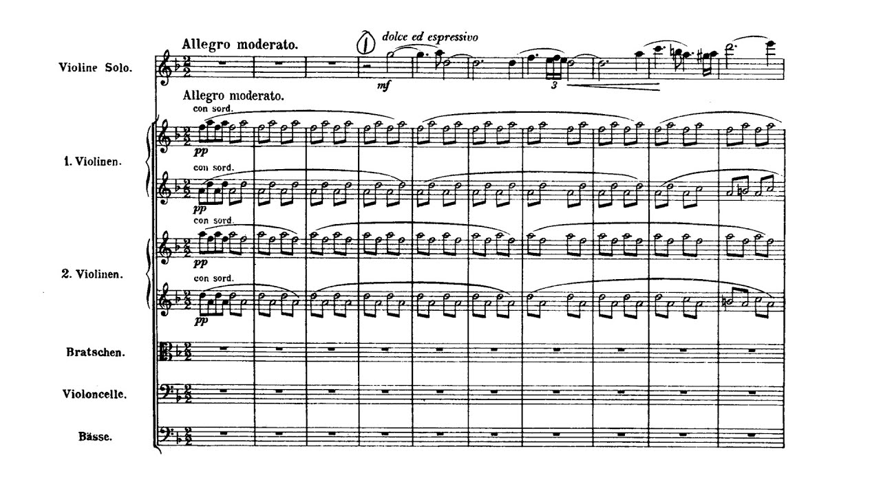 Violin Concerto in D minor, Op. 47 - Sibelius (Score)