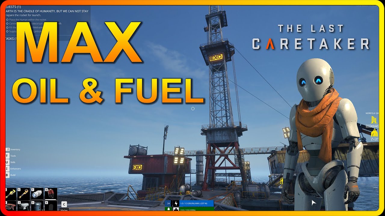 How to get UNLIMITED Oil and Fuel at the Oil Station! | The Last Caretaker