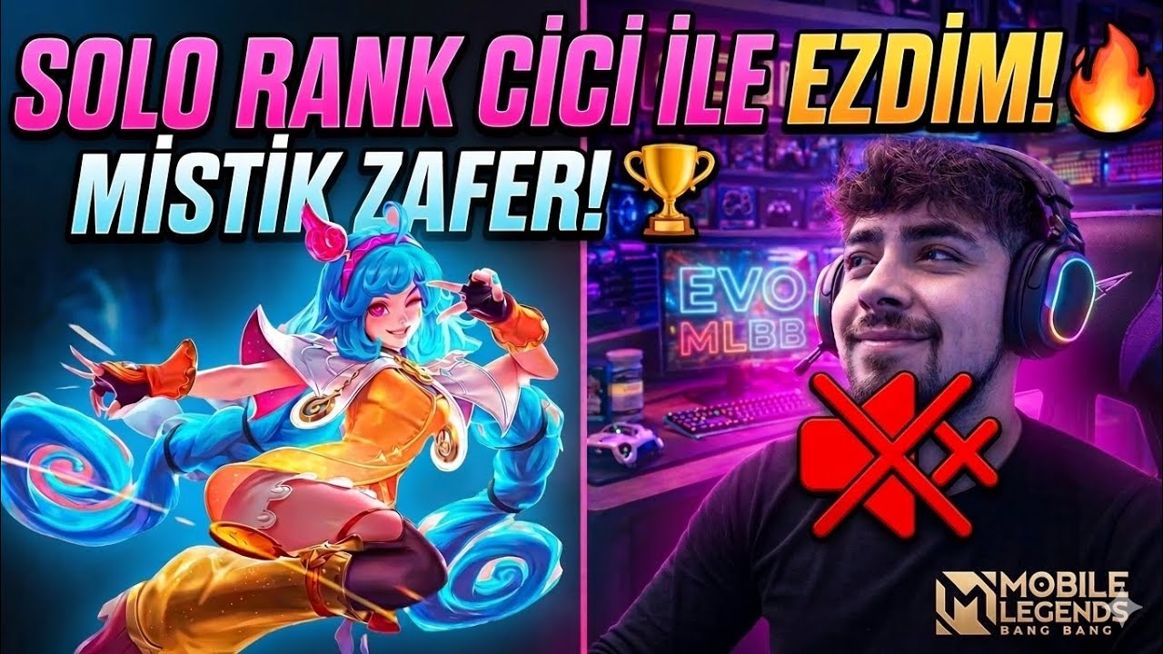 SOLO RANK -- CİCİ İLE RAHAT WİN. MİSTİK ZAFER OLDUM...