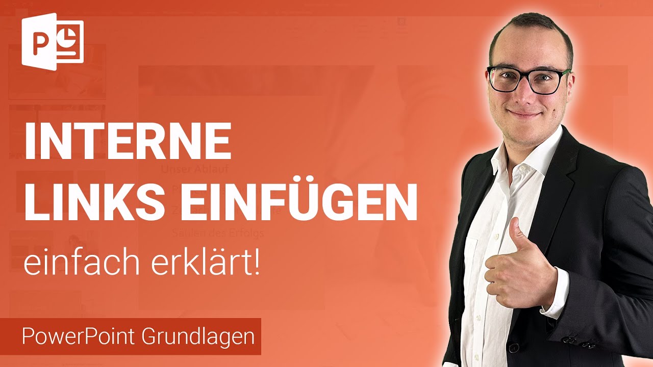INTERNE LINKS (einfaches Men&uuml;) einf&uuml;gen einfach erkl&auml;rt | Lerne Microsoft PowerPoint ✅