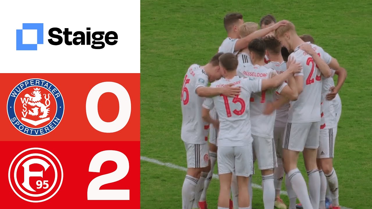 Highlights der Regionalliga West - 26. Spieltag: Wuppertaler SV - Fortuna Düsseldorf U23