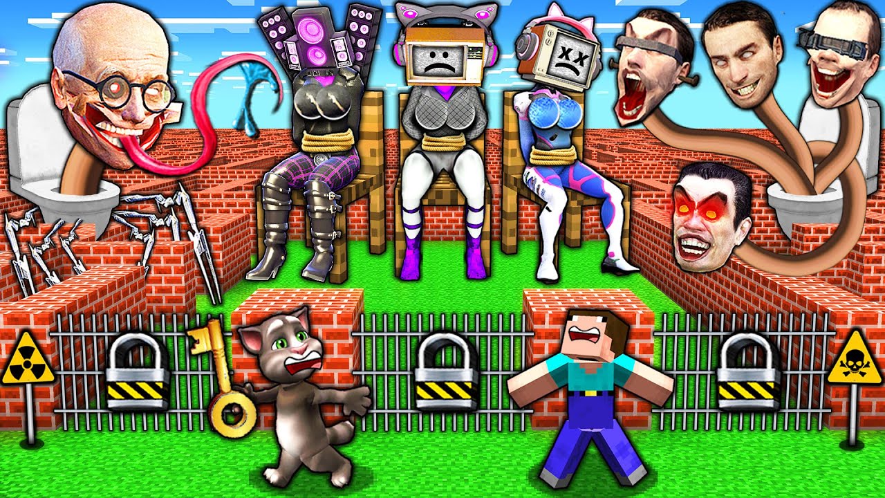CHOOSE which TV WOMAN to SAVE from SKIBIDI TOILET vs SPEAKER & TV MAN TITAN in MINECRAFT animation