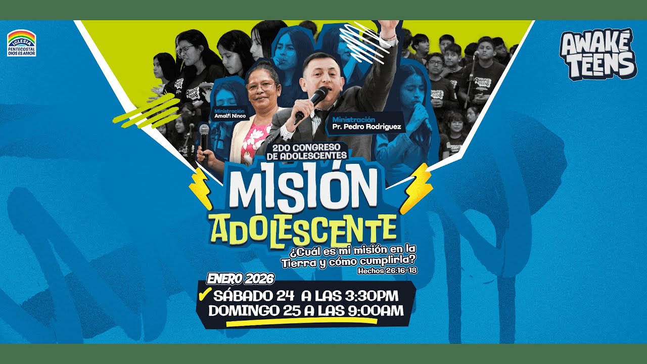 🔴 EN VIVO | 21 días de Oración a favor del 2do Congreso de Adolescentes - Día 18