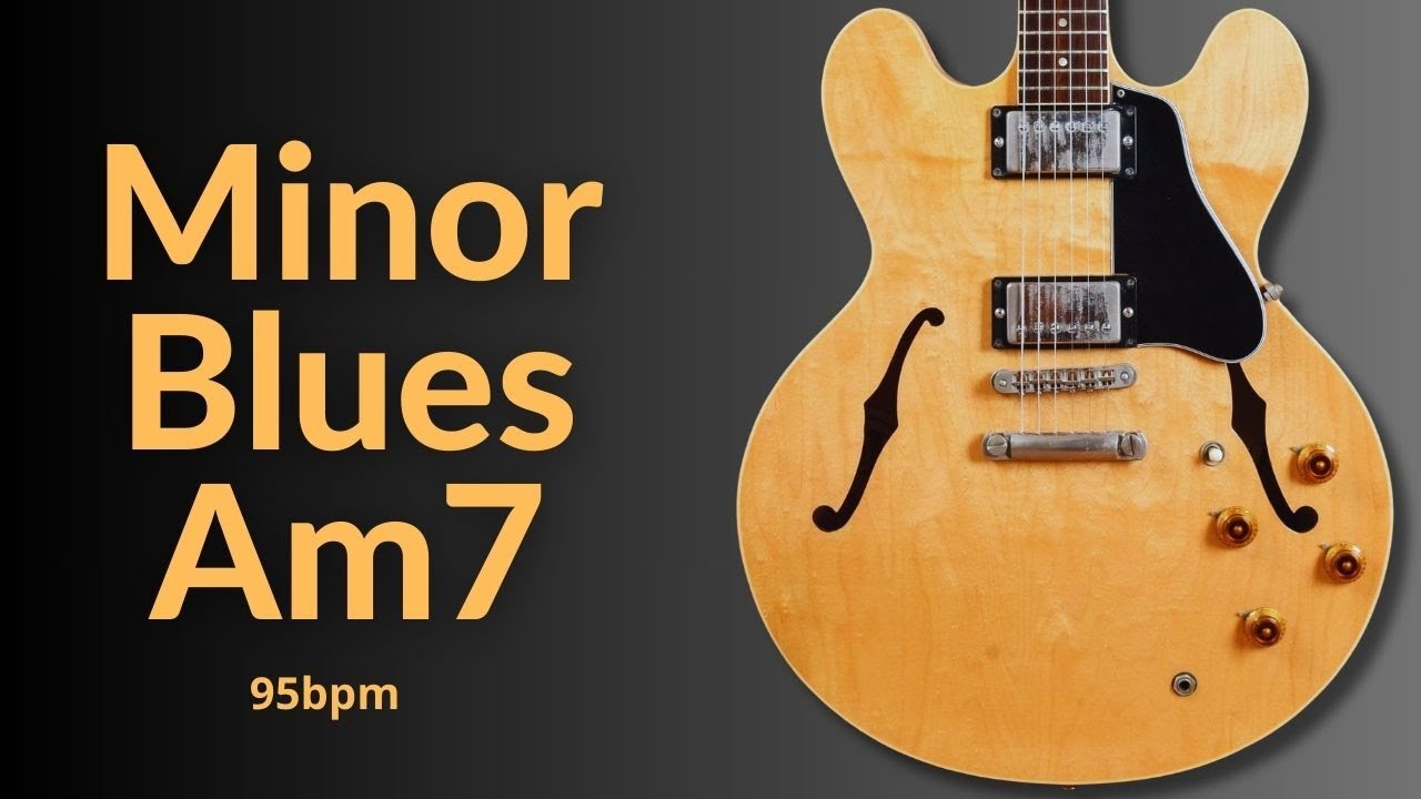 Groovy Guitar Backing Track (Blues A Minor)