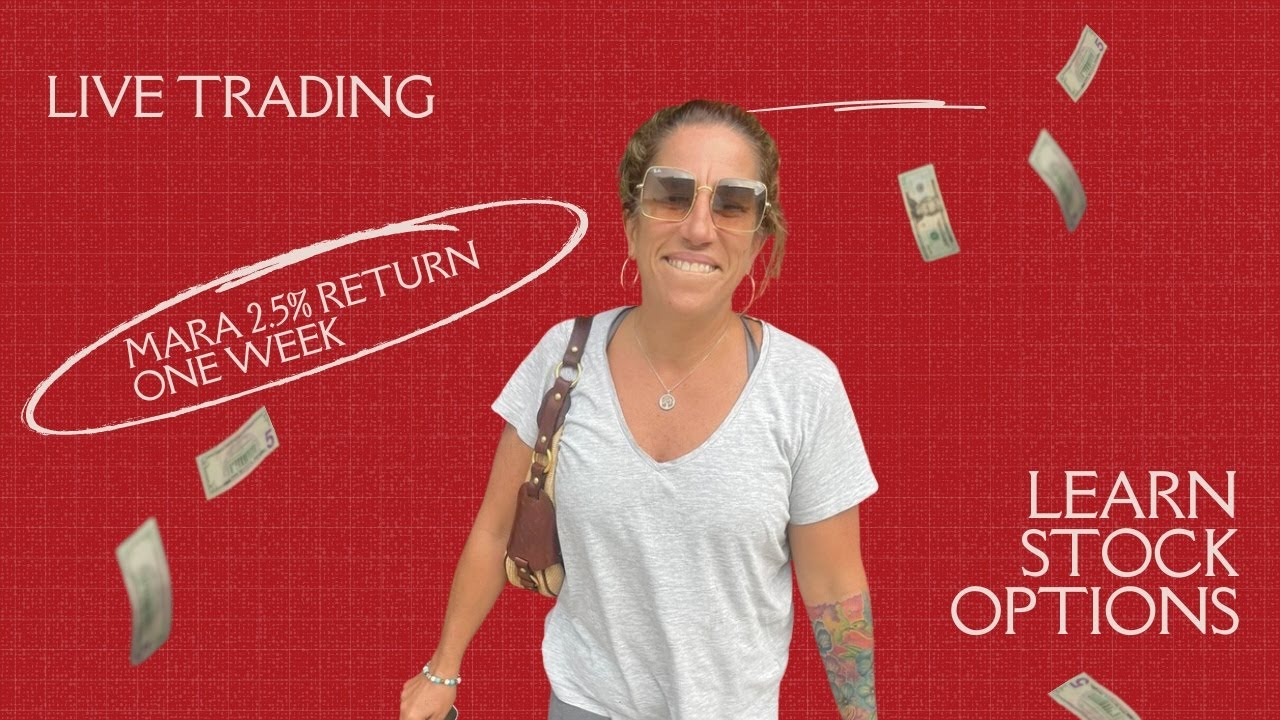 Selling a MARA Put for 2.5% in One Week | Live Options Trading + Risk Management