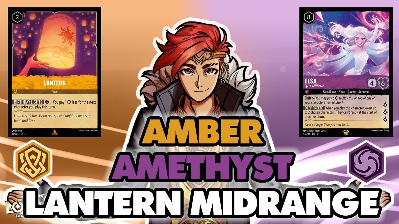 13-1 THE LANTERN IS BACK! Draw Ramp Freeze Amber Amethyst Midrange Set 7 Disney Lorcana Post Ban