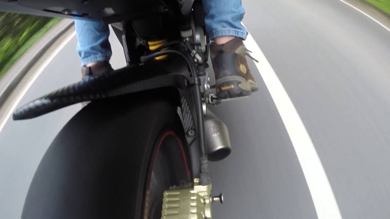 LeoVince SBK GP Style Full Sytem - Yamaha YZF R125 - FLAMES!