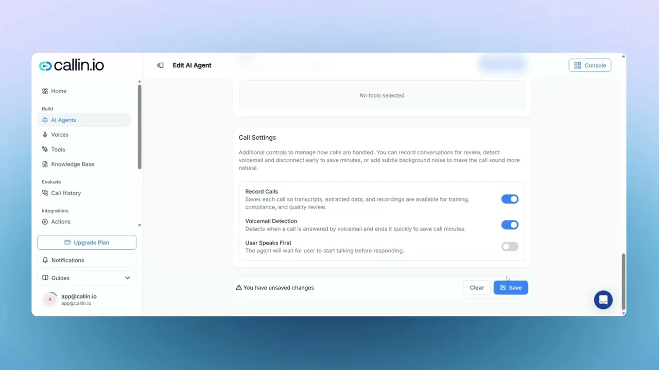General Overview of the Platform | Callin.io Walkthrough