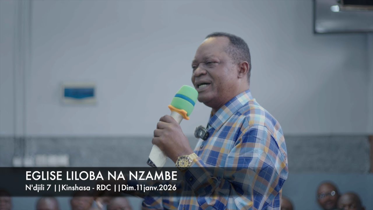 N'djili 7 - Kin. 🇨🇩 : Message de remerciements et de gratitude || Culte du dimanche 11 janv. 2026.