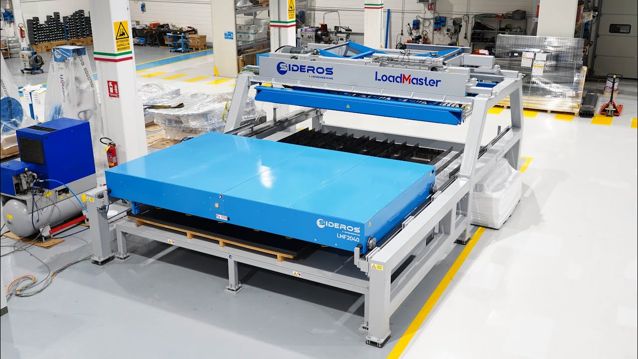 Sheet Metal Load/Unload System for Lasers - Sideros Engineering Loadmaster 2000 x 4000 (6.5 x 13 ft)