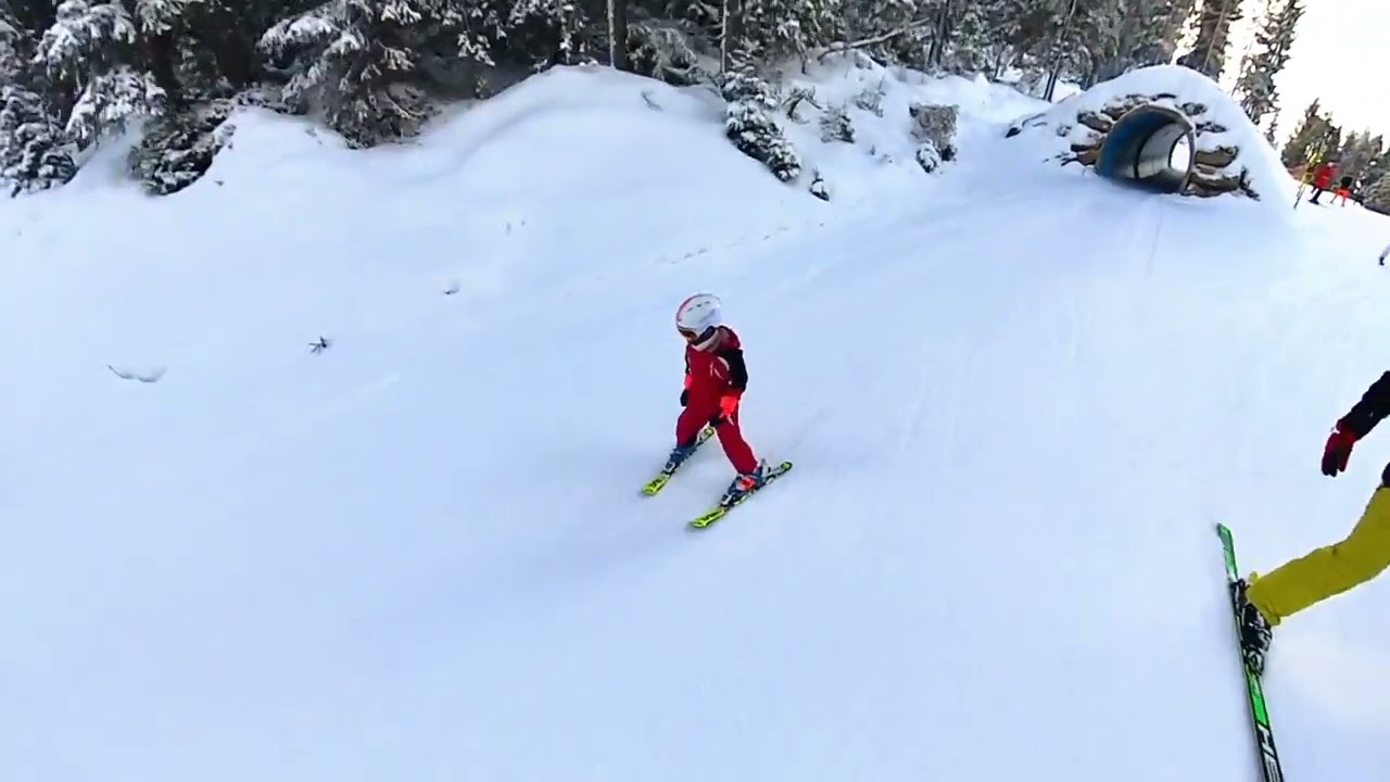 Funty Piste Zillertal Arena 01/2025 #дети #горнолыжка #zillertalarena #ski #skiing #skischule #fanty