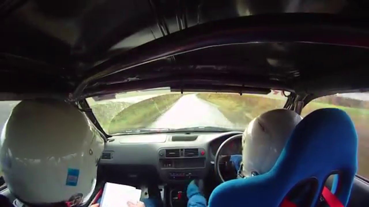 Justin Ryan & Andy Walsh - Galway International Junior Rally 2016 Stage 1