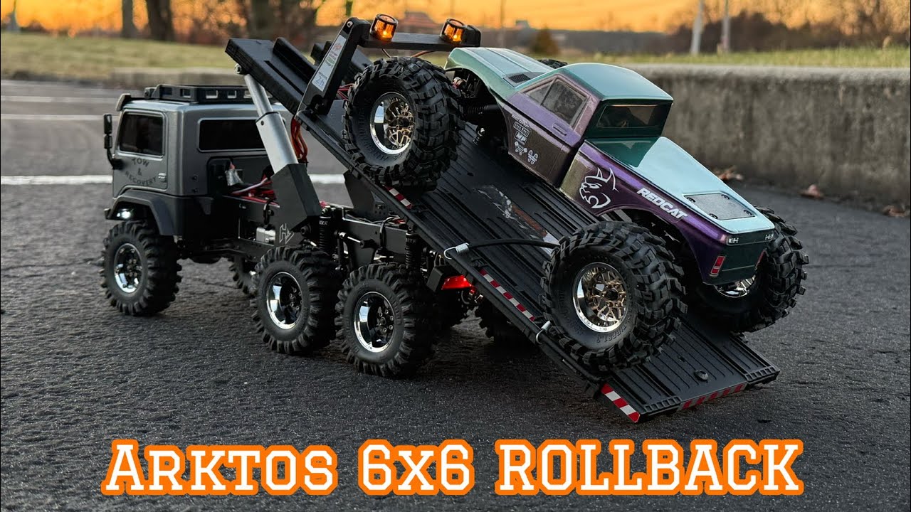 Arktos 6x6 Rollback in Action #rccawler #hobbyplus #rollback