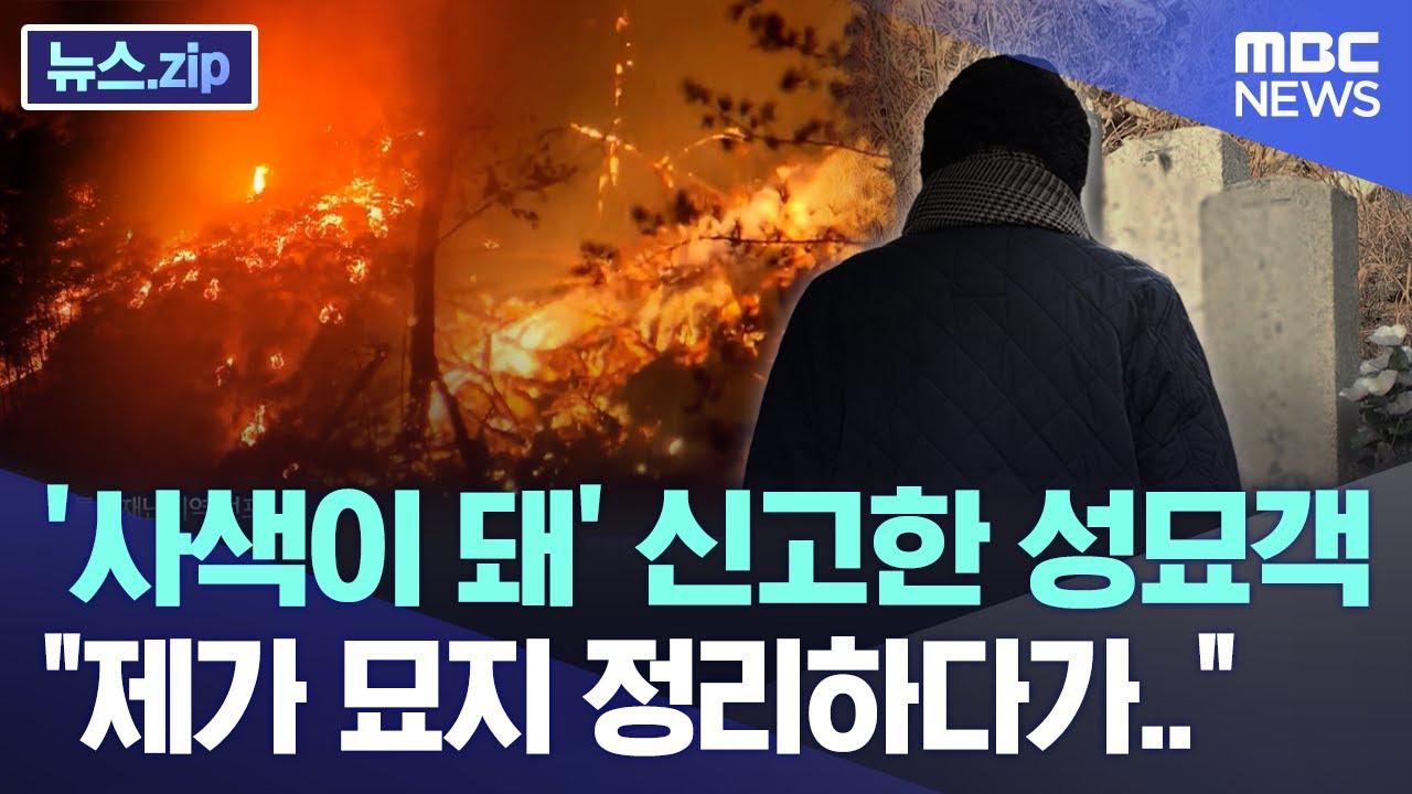 '사색이 돼' 신고한 성묘객 