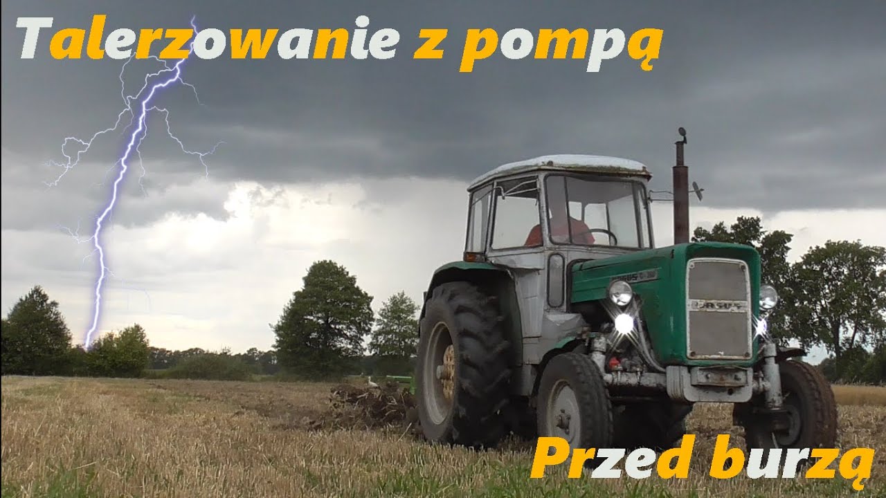 Szybkie talerzowanie z pompą przed burzą🔥⚡Oporowo⛔Ursus c-360 na przepale🔥GrSikorscy