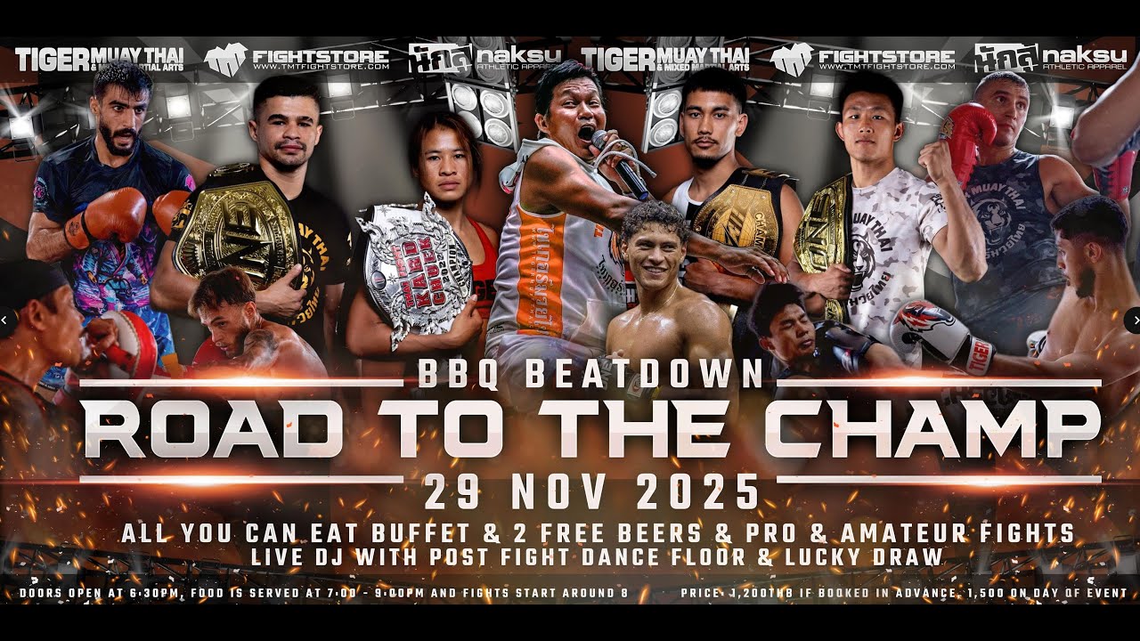 BBQ Beatdown 180: Road To The Champ : Pro & Amateur Fights LIVE!