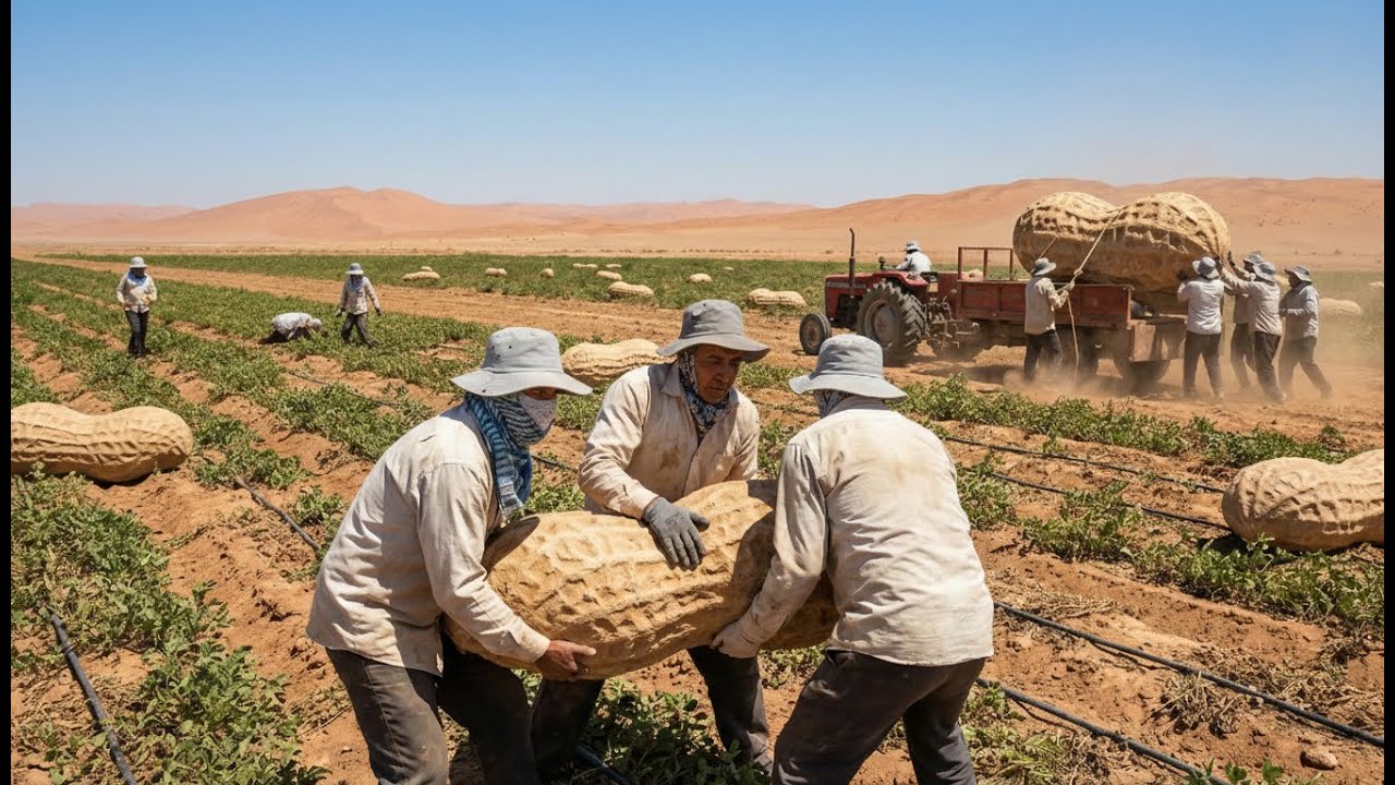 Unbelievable! They Tried Growing Peanuts In The Desert - The Results Shocked Millions!