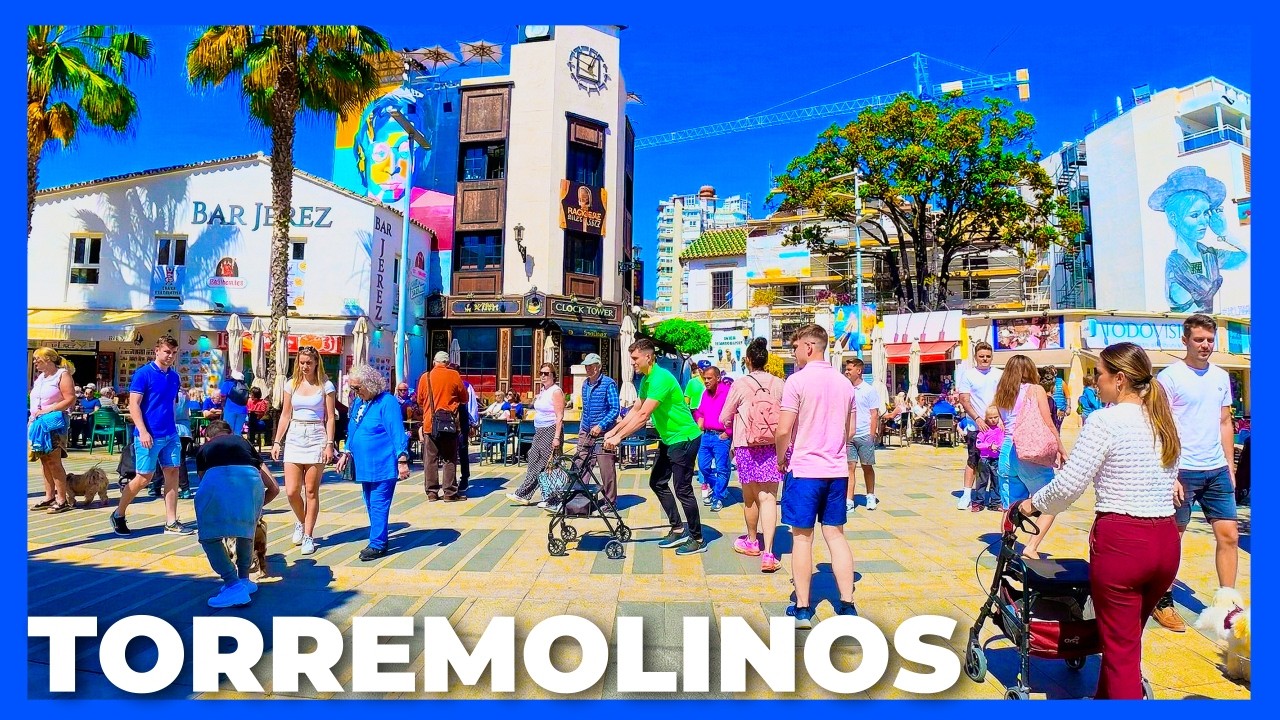 Torremolinos Spain 4K Walking Tour | Town Centre &ndash; Sunny April 2026, Costa del Sol