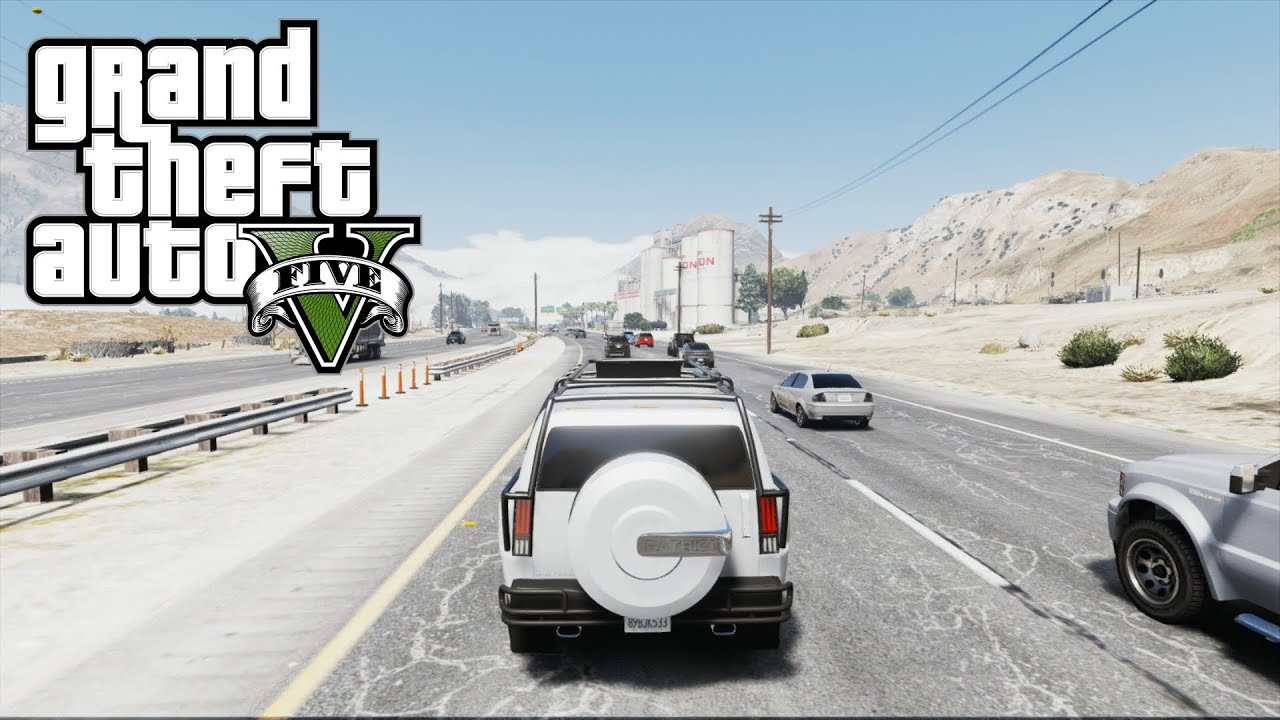 GTA 5 - 50 Minutes of Driving Until I Got Bored | 2x Light Traffic | Full Gameplay Driving Around 🚗