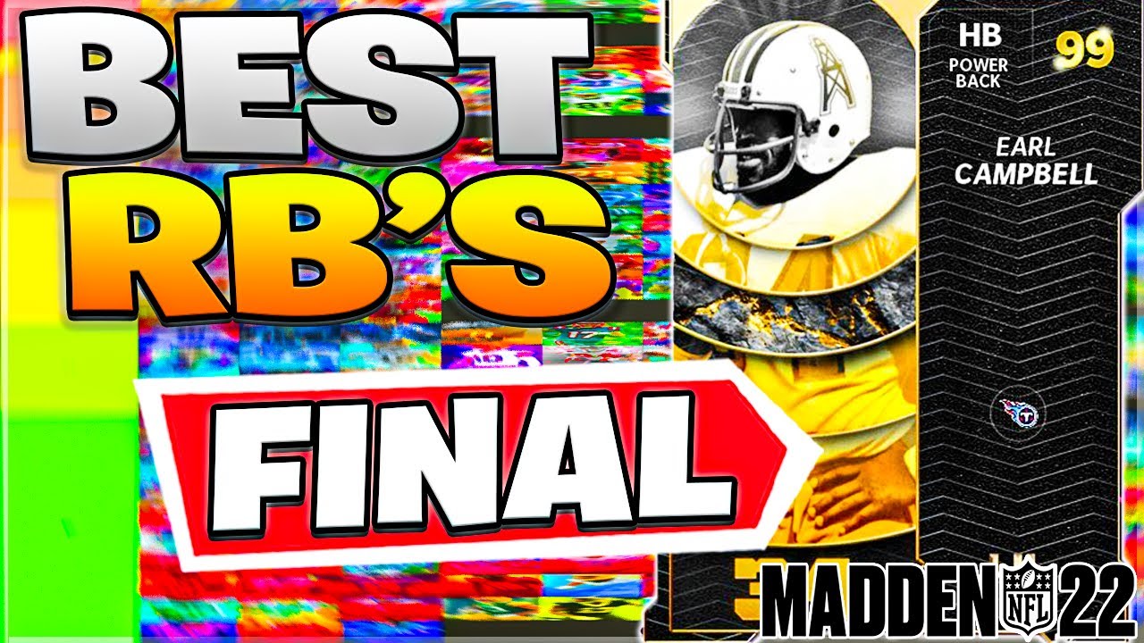 THE BEST RUNNING BACKS IN MADDEN 22 ULTIMATE TEAM FINALE