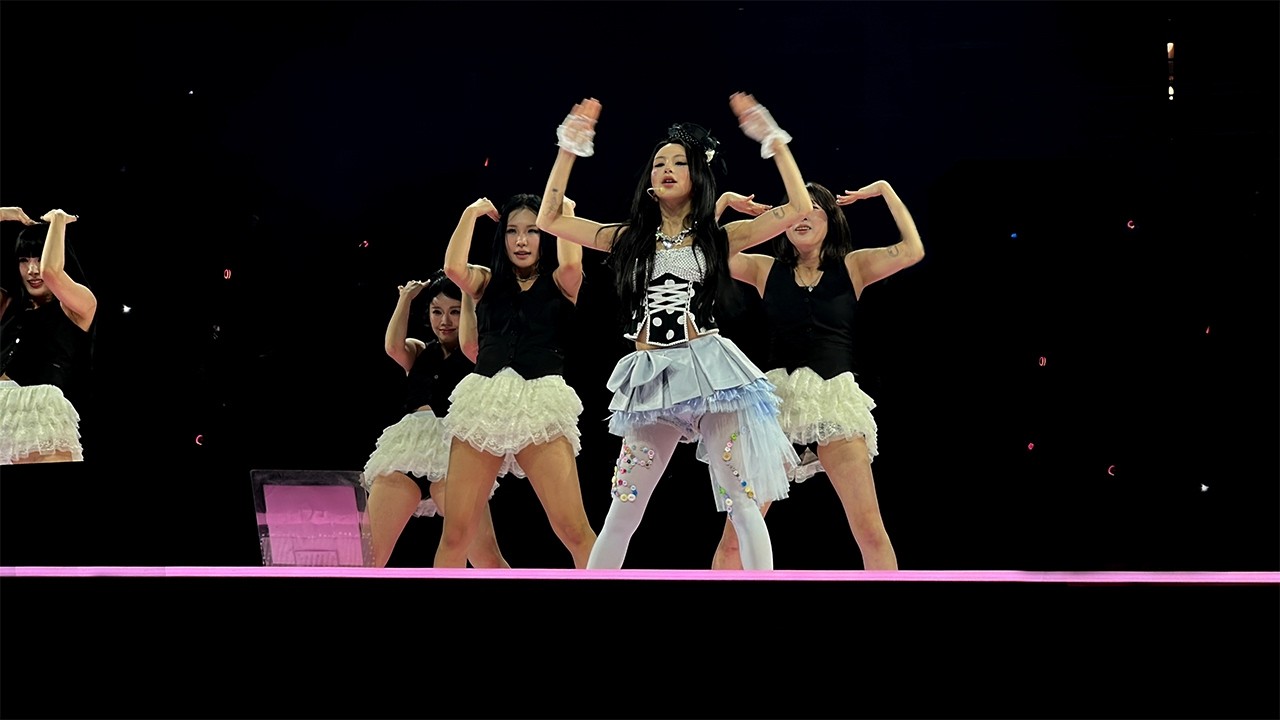 260218 Chaeyoung (TWICE) - SHOOT (Firecracker). This is FOR World Tour, UBS Arena @ Belmont Park