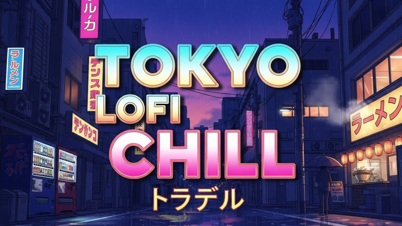 🔴 Tokyo City Lofi 🌃 ネオン街のローファイチル | Relaxing Beats