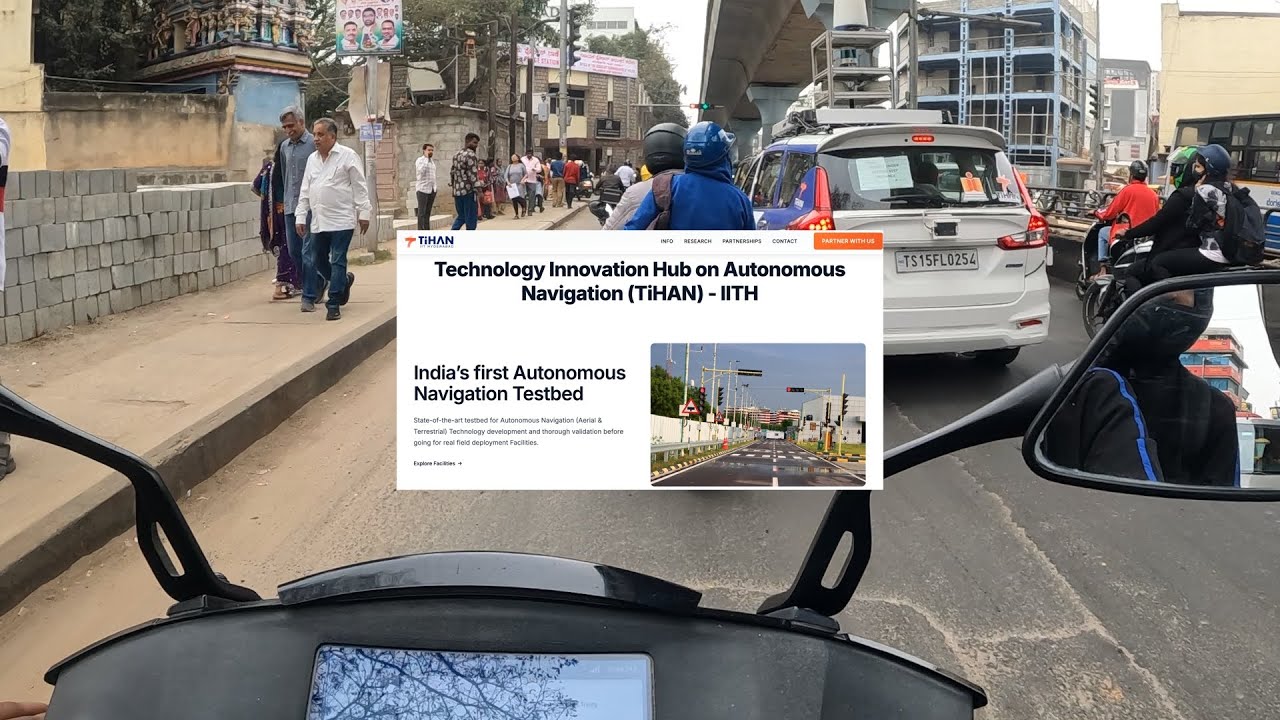 IIT Hyderabad Self-Driving Car Spotted! | Unexpected Tech in Bangalore 🤯