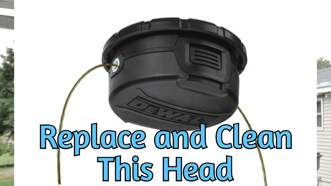 Remove, Clean, and Replace Dewalt Brushless 20V String Trimmer Quick Spool Head