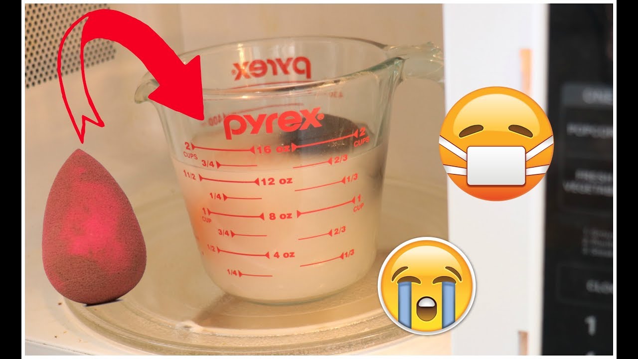 Cleaning My Beauty blender in the MICROWAVE?! OMG! Will it work? Or wreck my sponges?