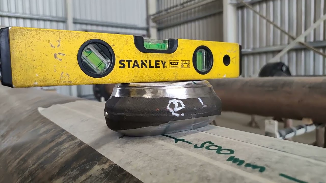 how to lay-out and fit-up weldolet on pipe header 4"x18" STD