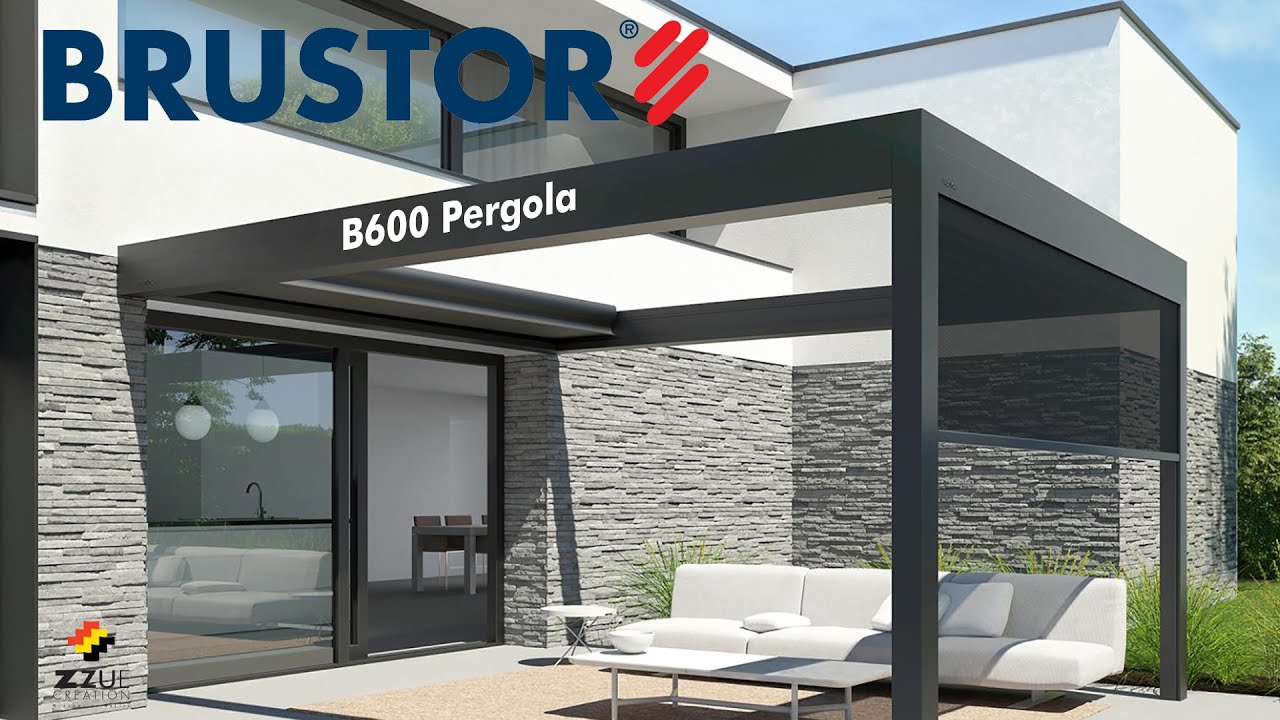 Brustor B600 S Pergola: The Ultimate Outdoor Living Experience with Sliding Roof | 滑動屋頂，極致戶外生活體驗