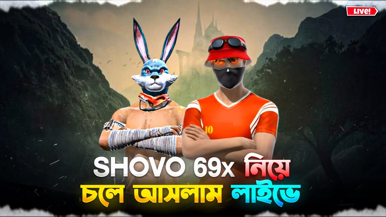SAMIR LIVE with SHOVO 69x ❤️ #fflive #tournament #roaddtoglory #raadvaiyt