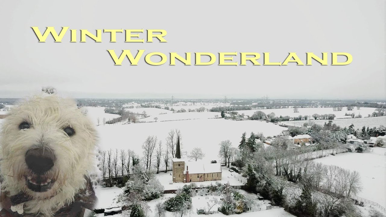 Flying in Snow - Taking my Mavic through a snowy Winter Wonderland