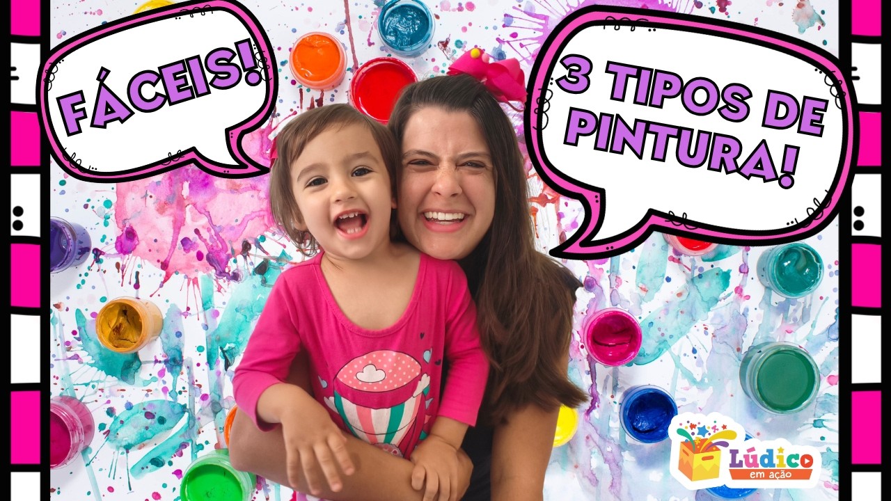 Técnicas de Pintura Fáceis - a partir de 1 ano