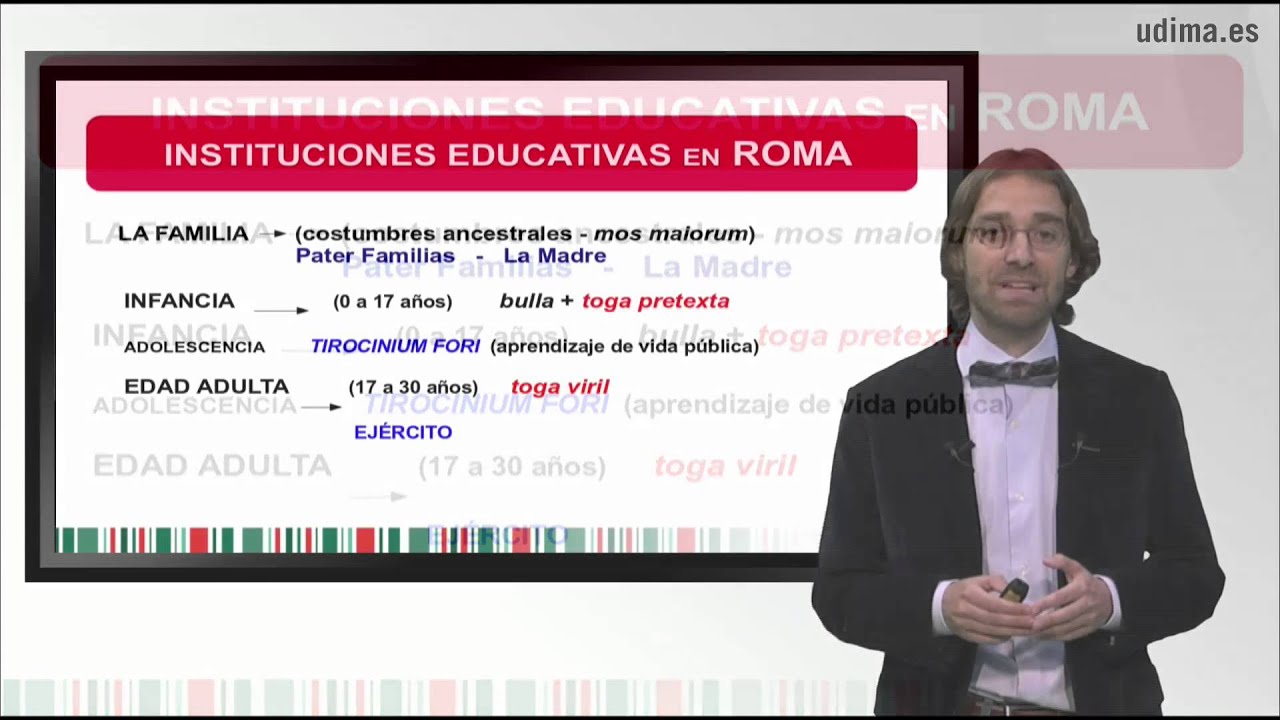 Historia de la Educación - La educación romana 2/2