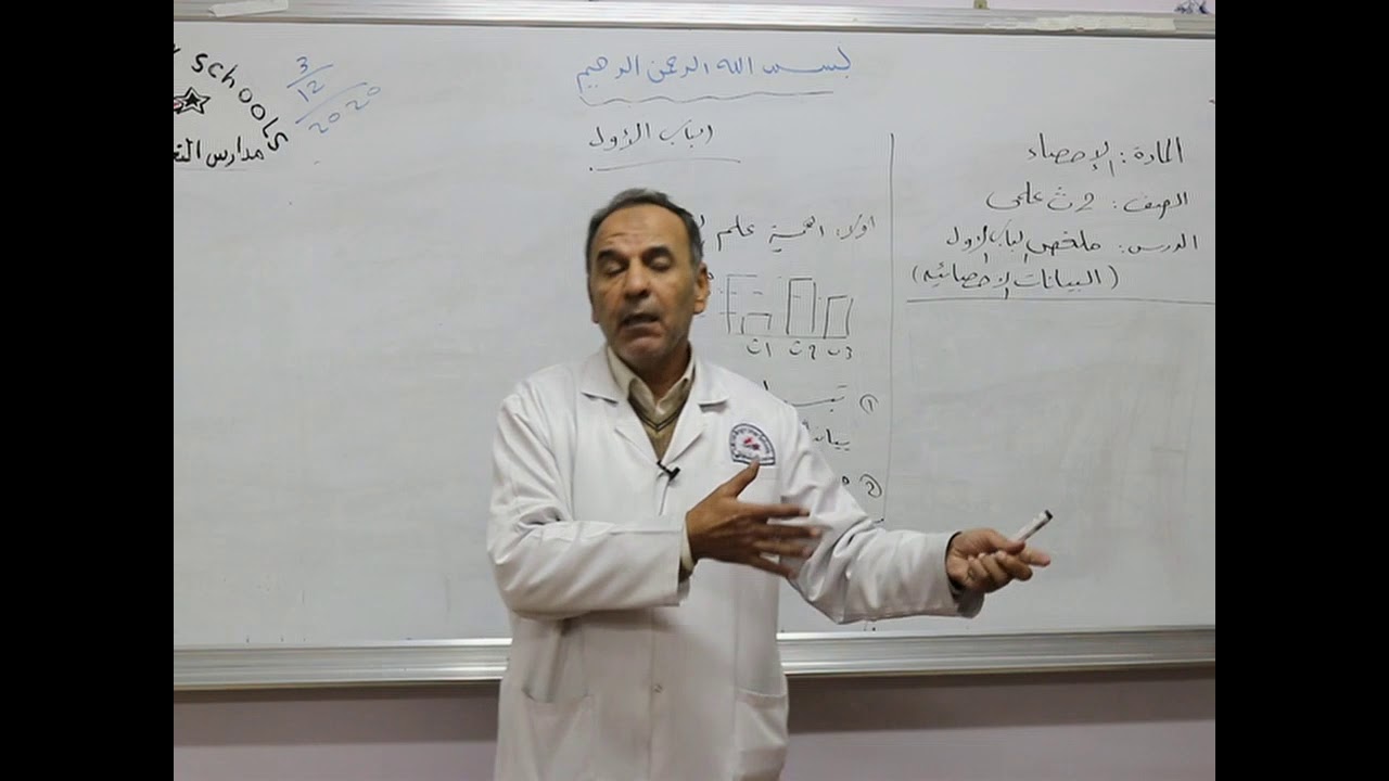 مادة الأحصاء للصف الثاني الثانوي العلمي /  درس البيانات الاحصائية