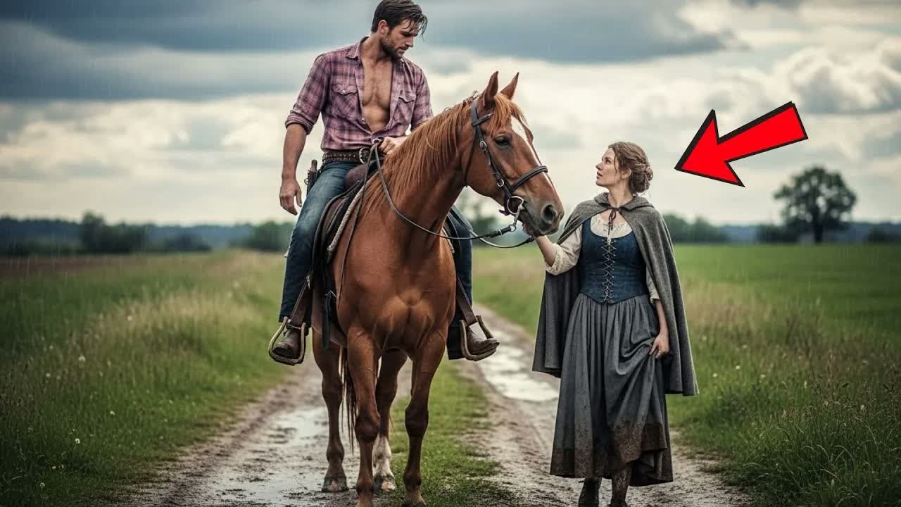 PERDIDA SOB A CHUVA, A MOÇA ENTROU NO RANCHO ERRADO — E O VIÚVO LHE DEU TODOS OS MOTIVOS PARA FICAR…