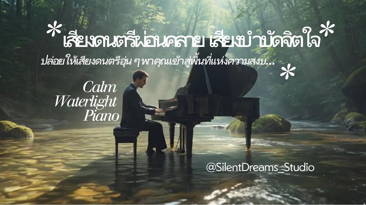 เสียงดนตรีผ่อนคลาย เสียงบำบัดจิตใจ ดนตรีผ่อนคลาย ดนตรีฟังแล้วสบาย วันพักผ่อนใจ-part 9